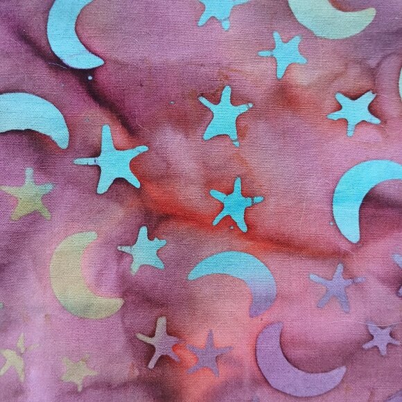 Star Moon Celestial Tarot Gemstone Rune Fabric Pouch Bag - Picture 10 of 11